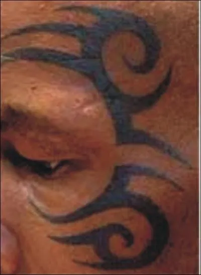 A qui appartient ce visage tatou ?