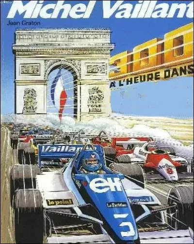 On aborde de nouveau la formule 1 avec cet album où Michel Vaillant est victime d'un chantage : " 300 à l'heure dans _____"