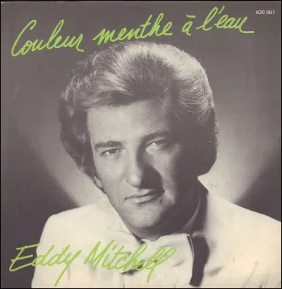 «Elle était maquillée
Comme une star de ciné
Accoudée au juke-box »
"Couleur menthe à l'eau" par Eddy Mitchell (1980).
Elle figure sur l'album : 
[indice : nɐǝʇâƃ ǝʃ ɔǝʌɐ]