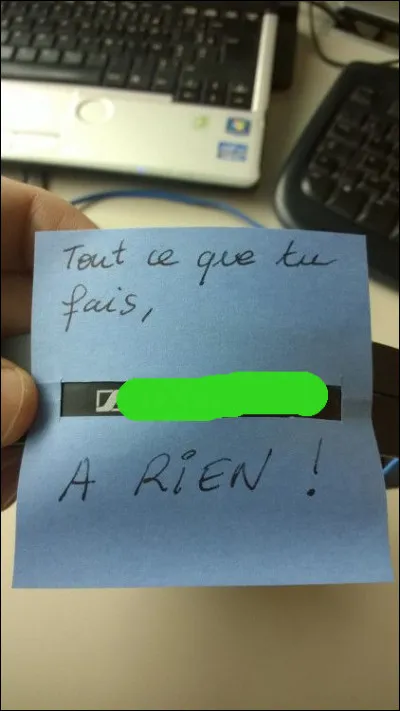 Alors à quoi bon ?