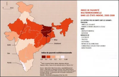 À quelle échelle géographique correspond cette carte ?