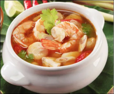 Quel est ce mets national thaïlandais, une soupe aigre douce très épicée à base de crevettes ?