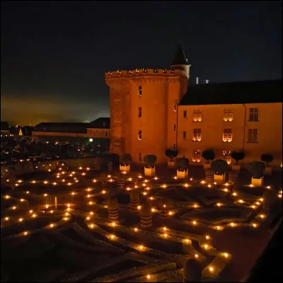 Les jardins de quel château s'illuminent-ils lors des inoubliables Nuits des Mille Feux, où l'on découvre le parc à la lumière de 2000 chandelles ?