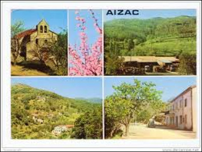 Nous commençons avec ces différentes vues de Aizac. Commune Ardéchoise, elle se situe dans l'ex région ...