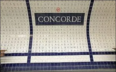Située sous la plus grande place de Paris, ''Concorde'' est une station des lignes 1, 8 et 12. Ouverte le 13 août 1900, elle vit six jours plus tard, le 19, le premier accident du métro parisien. Combiens de blessés fera cette catastrophe ?