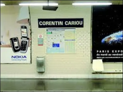 Ouverte le 5 novembre 1910, située sur la ligne 7, elle est dénommée au départ ''Pont de Flandre'', avant de devenir le 10 février 1946 ''Corentin-Cariou'' en même temps que l'avenue qui la surplombe. Elle rend hommage à un conseiller municipal du 19e arrondissement, résistant qui fut fusillé dans la forêt de l'Aigle le 7 mars 1942. Dans quel département de Picardie se situe cette forêt ?