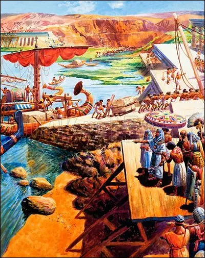 Comment nommaient-ils le Nil l'axe de cette civilisation ?