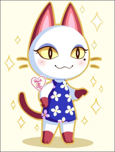Comment s'appelle ce personnage du jeu vidéo "Animal Crossing" sur l'image ?