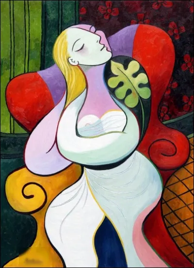 Qui a peint le tableau surréaliste "Femme assise se coiffant" ?