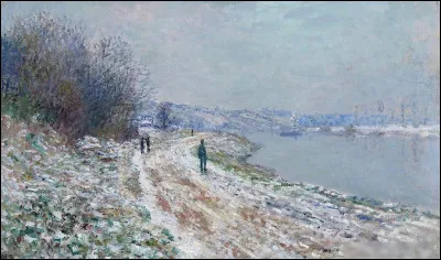 Qui a peint "Chemin à Argenteuil, hiver" ?