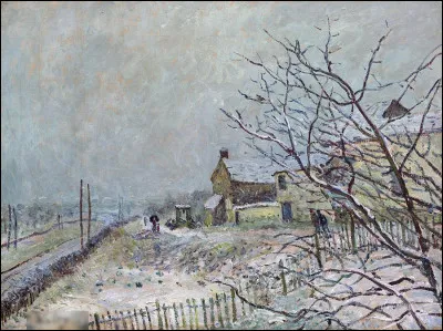 "Première neige à Veneux nadon" est un tableau de quel peintre ?