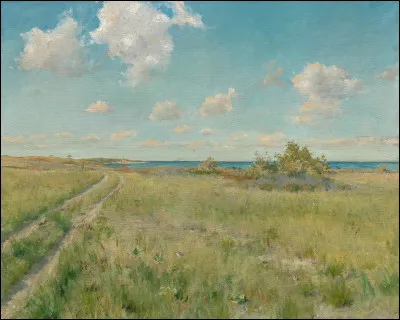 Quel impressionniste américain a réalisé "La vieille route vers la mer" ?