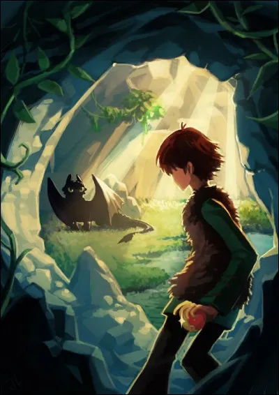 Dans "Dragons" 1, comment Harold arrive-t-il &agrave; capter l'attention de Krokmou ?