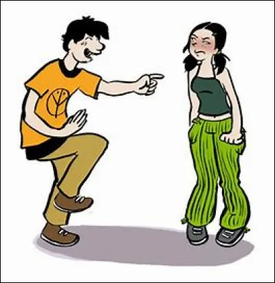 Situation 3 : 
Un ami se moque de toi dans ton dos et tu l'apprends seulement 1 mois après, que fais-tu ?