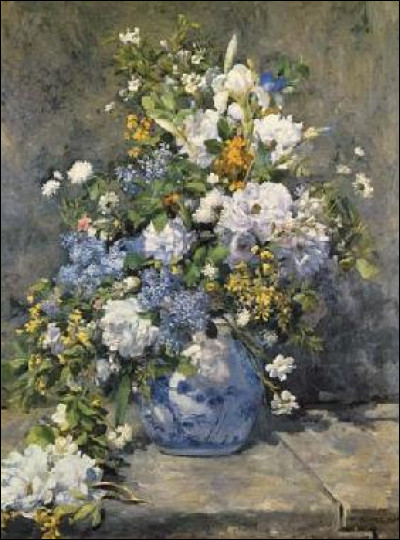 Qui a peint "Grand vase avec fleurs" ?