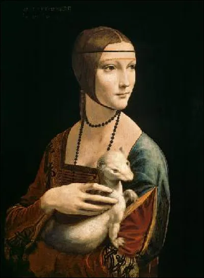 Que tient cette dame dans ce tableau de Léonard de Vinci ?