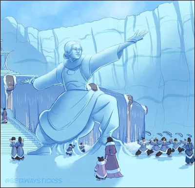Arrivés dans la Tribu de l'Eau du Nord, pour apprendre la maîtrise de l'eau, Aang et Katara vont suivre les cours de...