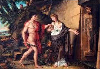 Qu'est-ce qu'Ariane a donné à Thésée pour laider ?