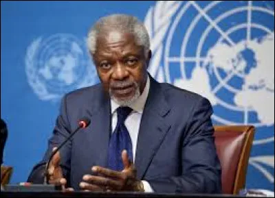 Quelle est la nationalité de Kofi Annan, prix Nobel de la paix en 2001 ?
