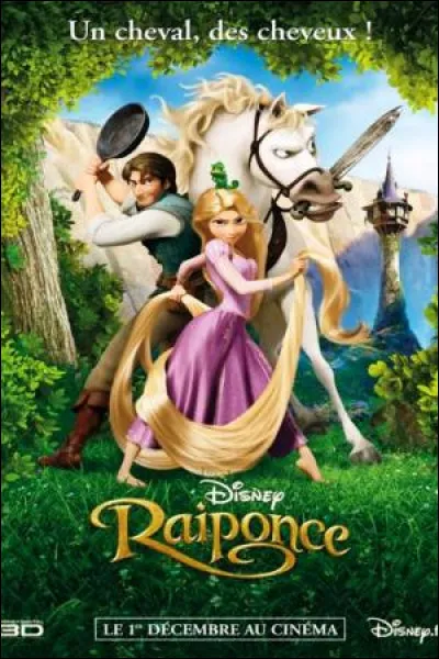 Dans le film d'animation "Raiponce", où se trouve l'héroïne quand elle chante "Je veux y croire" ?