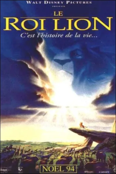 Dans le film d'animation "Le Roi lion", lequel de ces personnages n'a pas de ligne de chant dans "L'Amour brille sous les étoiles" ?