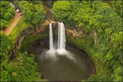 Les chutes de Wailua se situent :