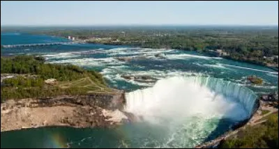 Cochez le pays n'étant pas concerné par les célèbres chutes du Niagara !
