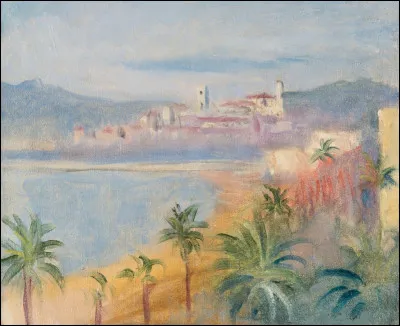 À qui doit-on cette toile représentant "Cannes, la Croisette" ?
