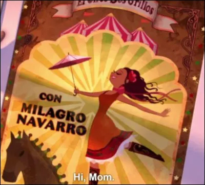 Quand un cirque s’installe à Miradero, pourquoi Lucky est-elle contente ?