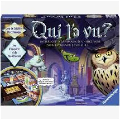 "Qui l'a vu ?"...