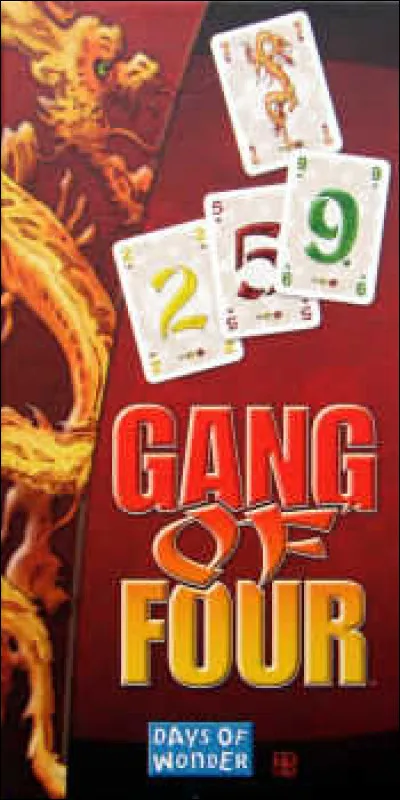 Dans le jeu "Gang of Four", qu'est-ce qu'un "Gang of Four" ?