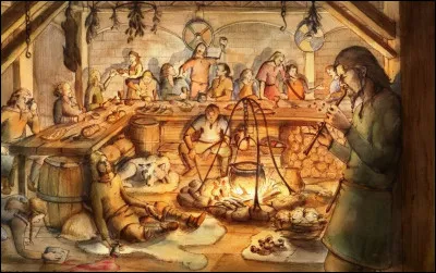 "Ce n'est pas à Loki que je dis
D'infamantes paroles
Dans la halle d'Ægir ;
C'est Bragi que je modère,
Échauffé par la bière,
Point ne veux qu'ire vous fasse vous entre-tuer."