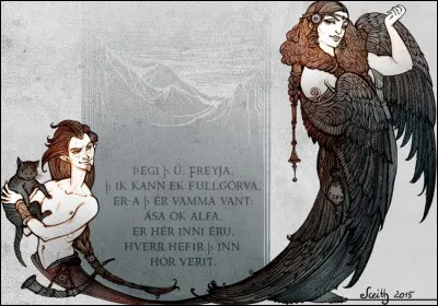 "Chose bien inoffensive
Que femmes se trouvent des hommes
Par adultère ou autrement.
Mais ce qui est merveilleux, c'est que l'Ase couillon
Soit ici entré,
Car il a été engrossé."