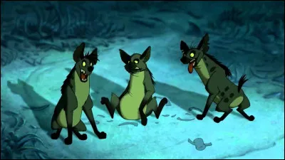 Dans Le Roi lion, quels sont les prénoms des trois hyènes aux ordres de Scar ?