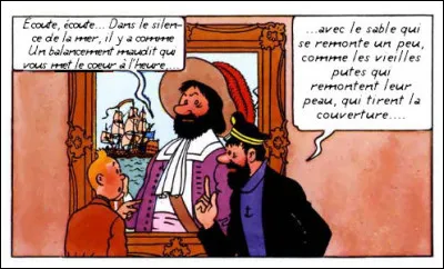 Lorsque le capitaine évoque ses souvenirs et la mer, avec un lyrisme bien particulier, on dirait bien du ...