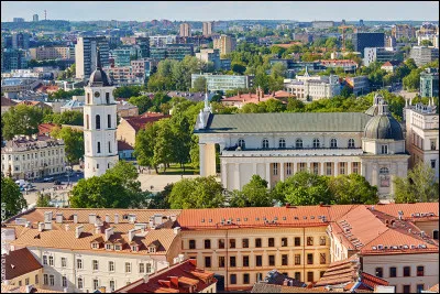 Ville des pays baltes, capitale de la Lituanie :