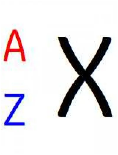 À quoi correspondent A, Z et X ?