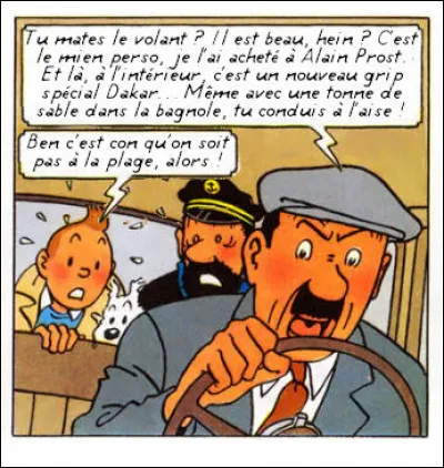 Avec le même "chauffeur" (Luc Besson à la production), c'est Tintin qui l'ouvre, cette fois !