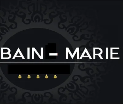 Dans quel domaine utilise-t-on un ''bain-marie'' ?