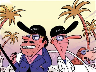 À quel nombre l'arrivée des flics est-elle associée ?