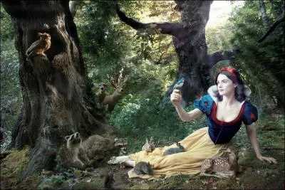 Quelle clbrit se cache derrire ce personnage de Blanche Neige ?