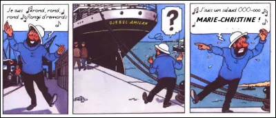 Haddock dans ses oeuvres, avant qu'il ne devienne le gentleman de Moulinsart interprète (à peine !) une chanson de ...