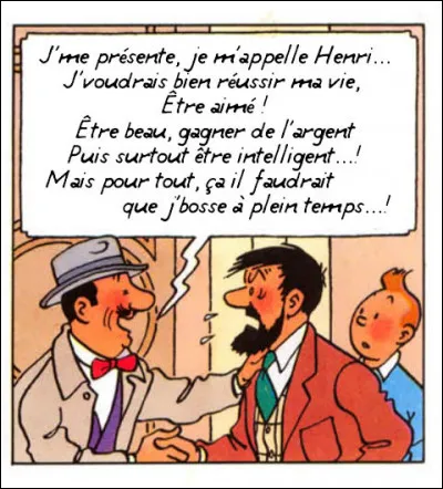 Séraphin Lampion se présente, mais sous un autre prénom !
