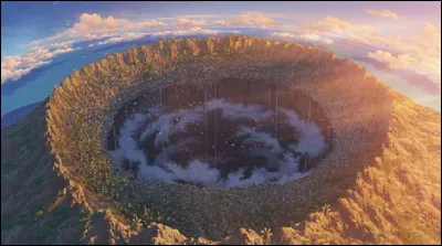 Que trouve Rico sur un rebord de l'Abysse, au début de l'anime ?