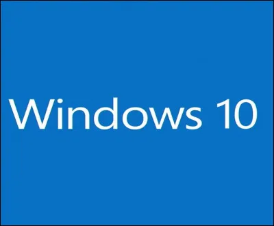 Sur la page daccueil de Windows 10 (fenêtres en anglais). De quelle couleur sont les fenêtres ?