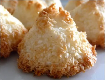 Que est le nom de ces gateaux fabriqués à partir de noix de coco râpée ?