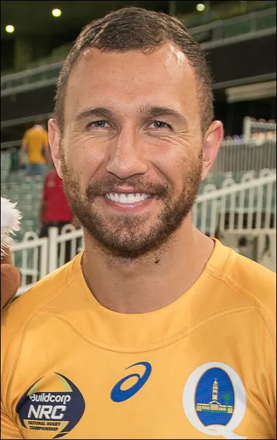 Joueur de rugby à XV international australien, Quade Cooper est né le 5 avril...