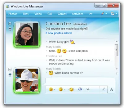 As-tu déjà eu un compte MSN ?