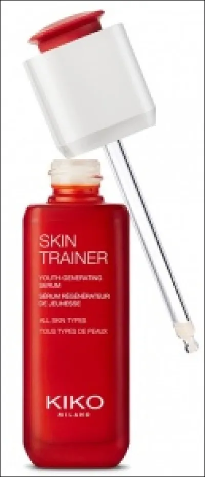 Quels sont les actifs principaux du "Skin Trainer Sérum" ?