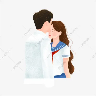 Tu surprends ton amie en train de donner un bisou à un gars. Tu...